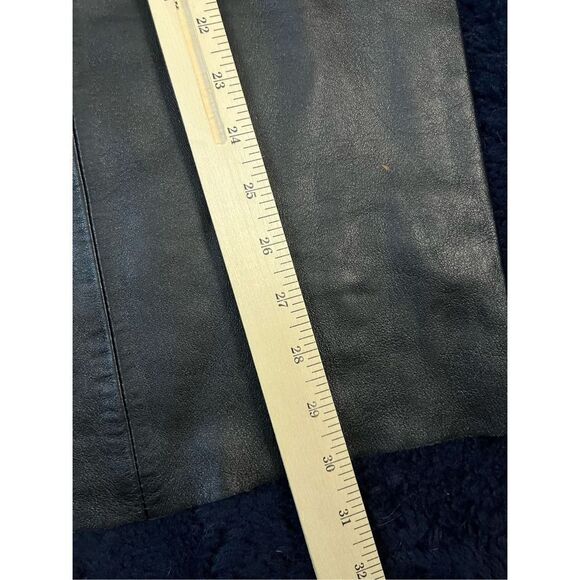 Wilson’s Leather Pelle Studio Motorcycle Womens Pants Sz 6 B8 - Picture 8 of 9